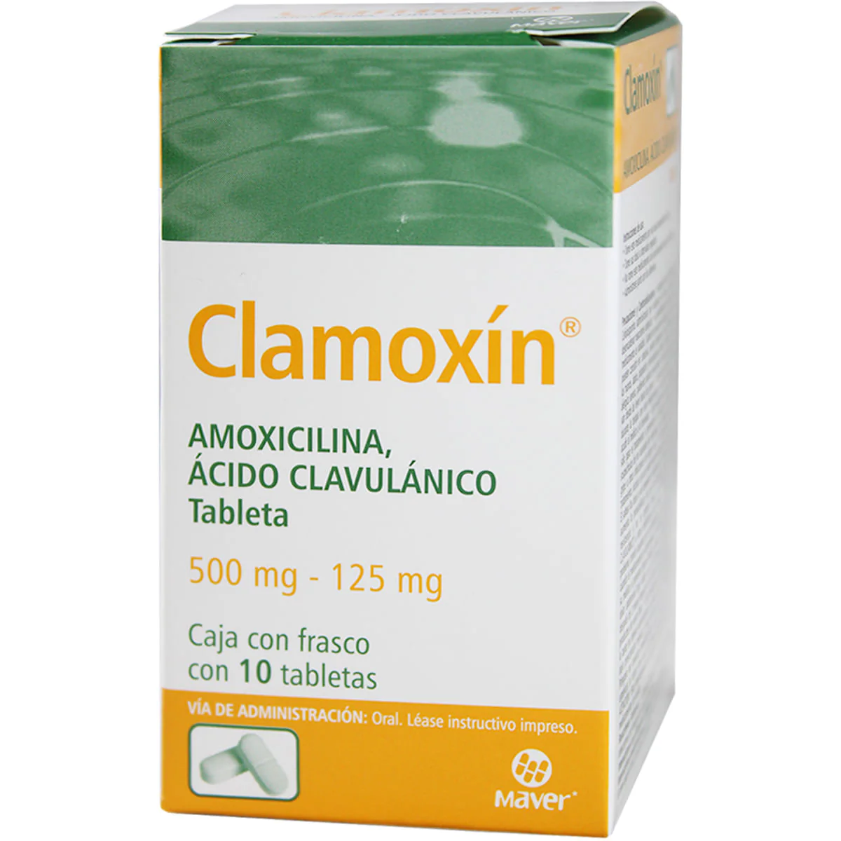 Clamoxin 500/125 Mg Tab 10